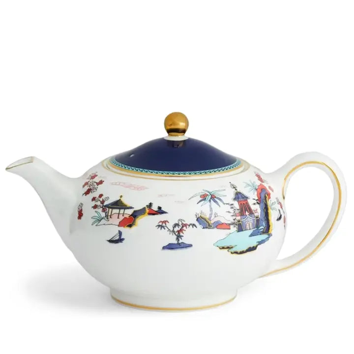 WONDERLUST BLUE PAGODA 3-PIECE TEA SET