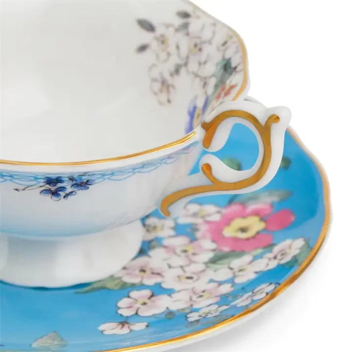 WONDERLUST APPLE BLOSSOM TEACUP & SAUCER SET