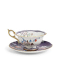 WONDERLUST MIDNIGHT CRANE TEACUP & SAUCER SET