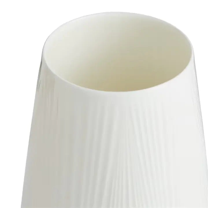 WHITE FOLIA VASE TALL