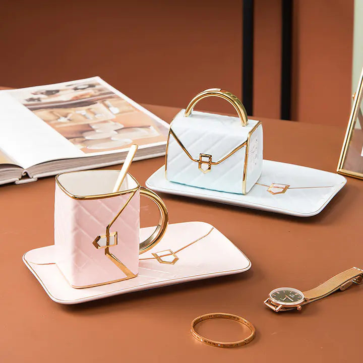 Bag shape-ceramic plate
