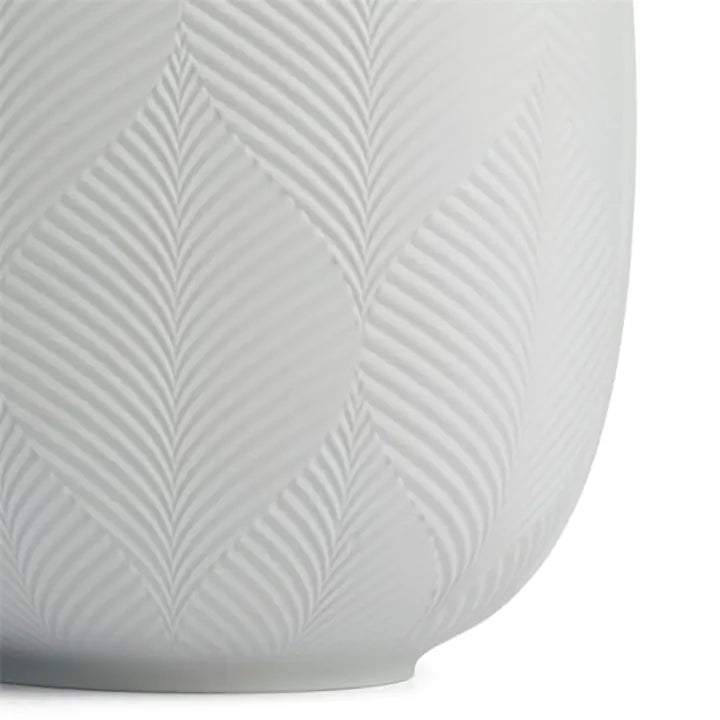 JASPER FOLIA DOVE GREY ROUNDED VASE